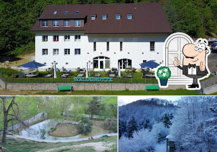 Gli esterni di Restaurant Waldgrotte Buus