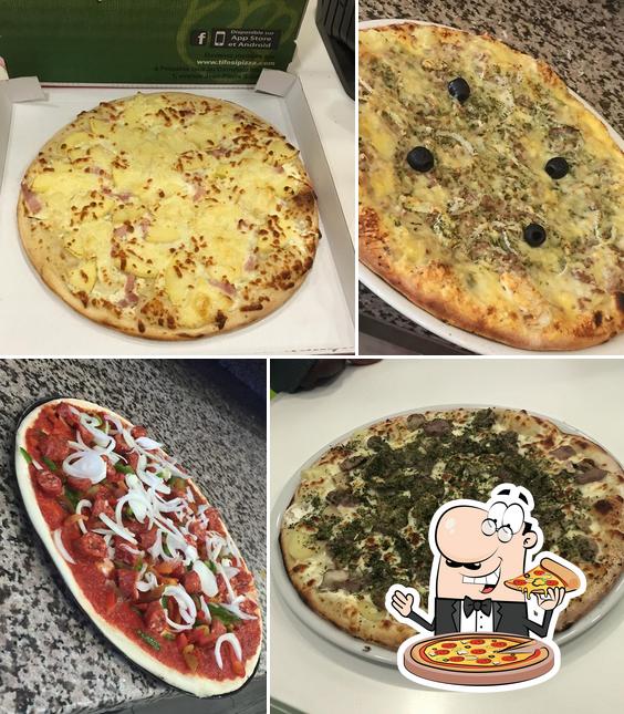 Essayez de nombreux genres de pizzas