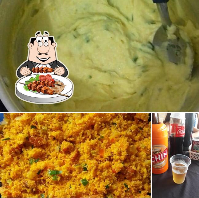 A ilustração a Restaurante Sabor da Casa’s comida e cerveja