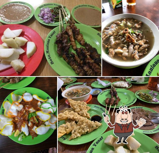 Meals at Sate Maulana Yusuf