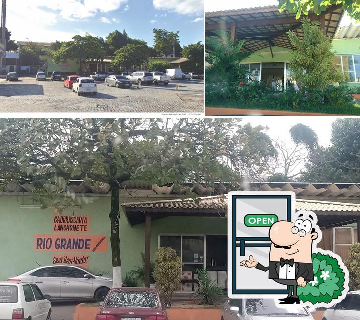 O exterior do Churrascaria e Lanchonete Rio Grande