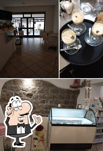Gli interni di Fralu' caffè moderno