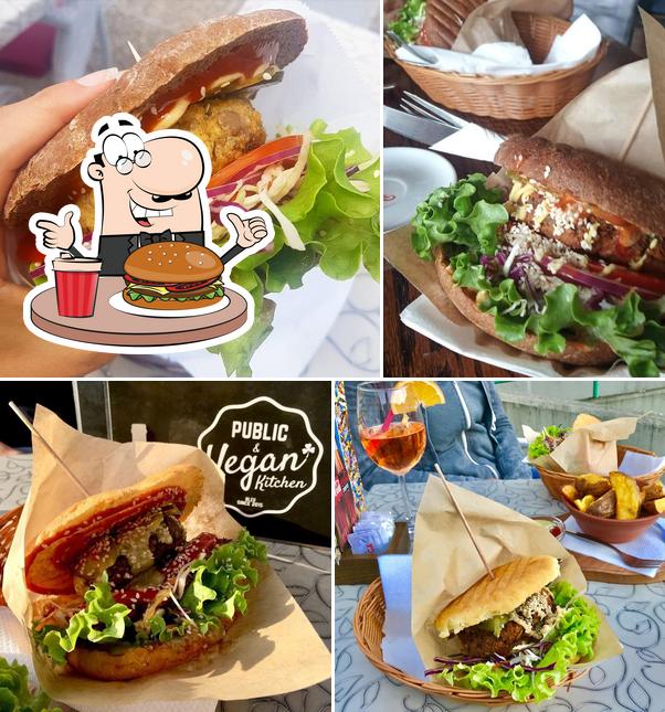 Gli hamburger di Public & Vegan Kitchen Bled potranno incontrare i gusti di molti