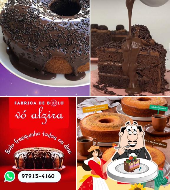 Bolo de chocolate em Alba