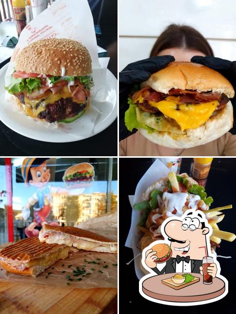 Les hamburgers de Sandwich Shop Pinokio will satisferont une grande variété de goûts