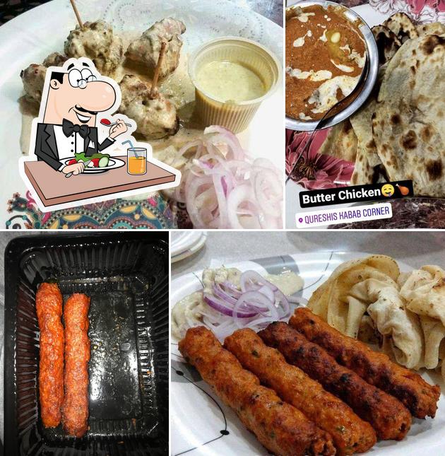 Food at Qureshi's Kabab Corner