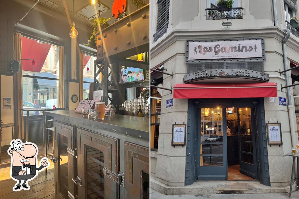 L'intérieur de Bar Les Gamins