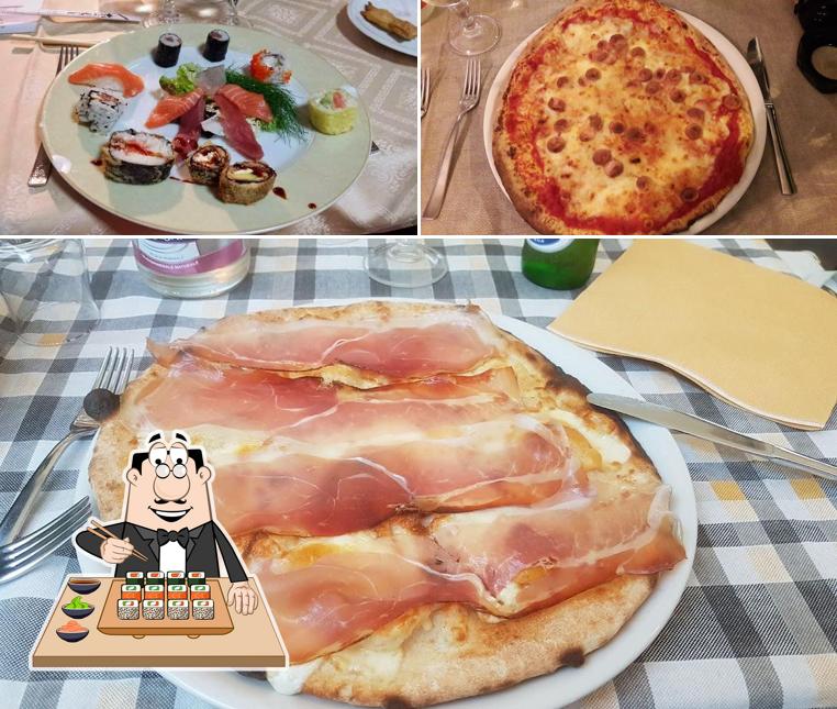 Ordina le diverse opzioni di sushi