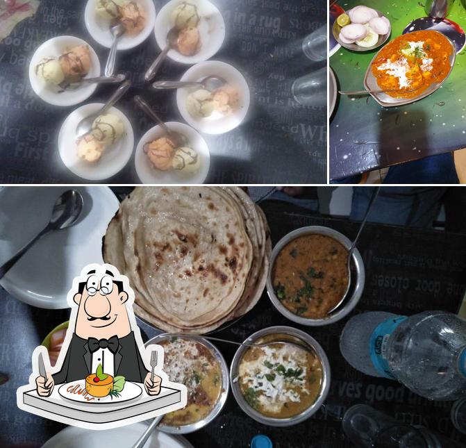 Food at New Sharma Dhaba