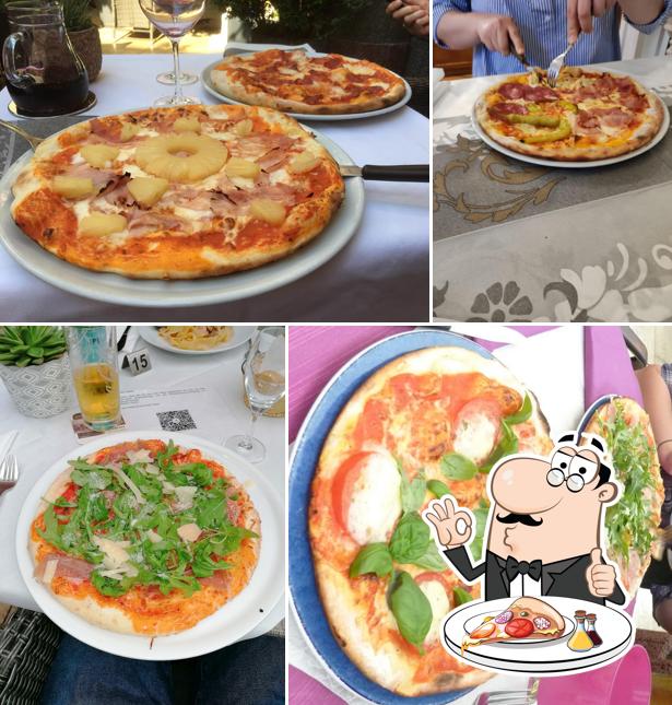 Choisissez des pizzas à Trattoria da Enza