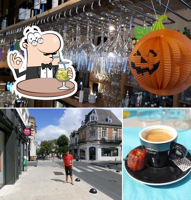 Vérifiez la photo indiquant la boire et extérieur concernant Café Brasserie Le Petit Louvre Arcachon