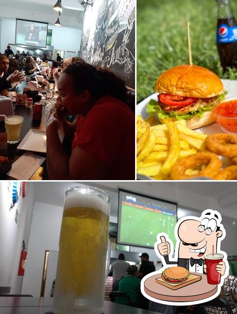 Hambúrguer em Fellas Burger