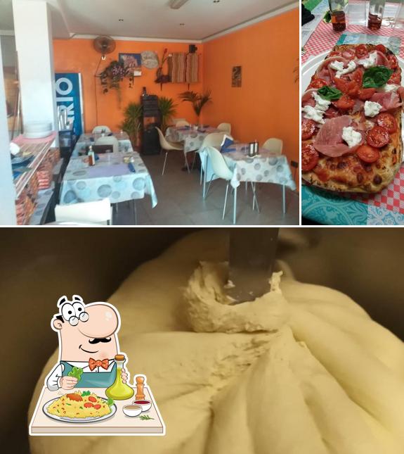 Pizzeria 'La Valle' si caratterizza per la cibo e interni