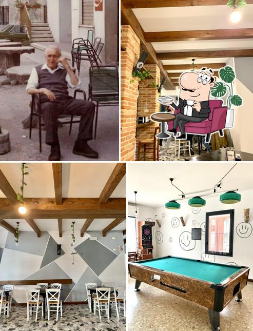 Gli interni di Osteria da Silvia