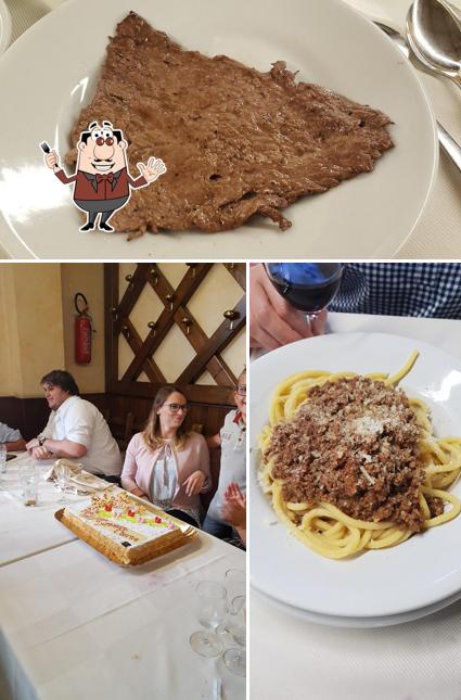 Cibo al Trattoria al Cavallino