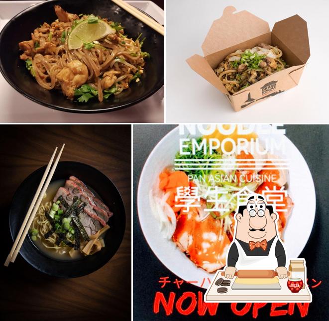 Grand Noodle Emporium offre un nombre de plats sucrés