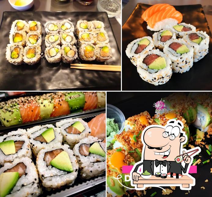 Les sushi sont offerts par Sushi Tori Beauvais