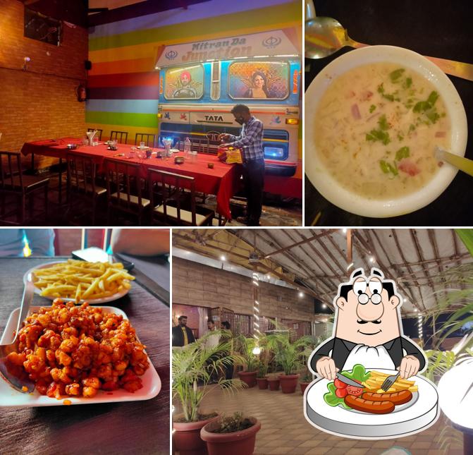 Food at Mitran Da Junction