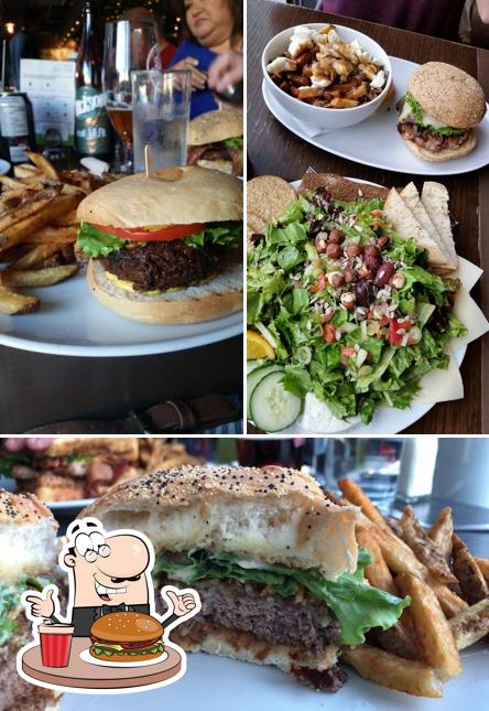 Try out a burger at Restaurant Chez Victor (St-Paul)