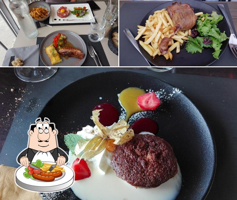 Platos en Logis Hôtel le Belvédère