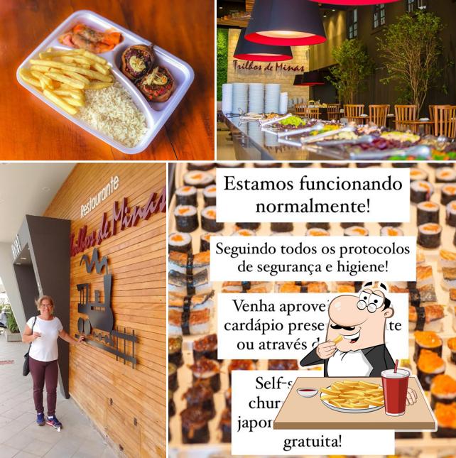 Prove cbatatas fritas francesas no Restaurante Trilhos de Minas Shopping