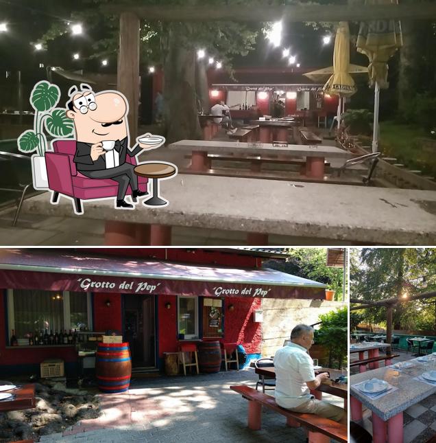 Dai un'occhiata agli interni di Ristorante Grotto del Pep