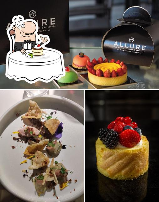 Allure Restaurant & Pâtisserie propone un'ampia selezione di dolci