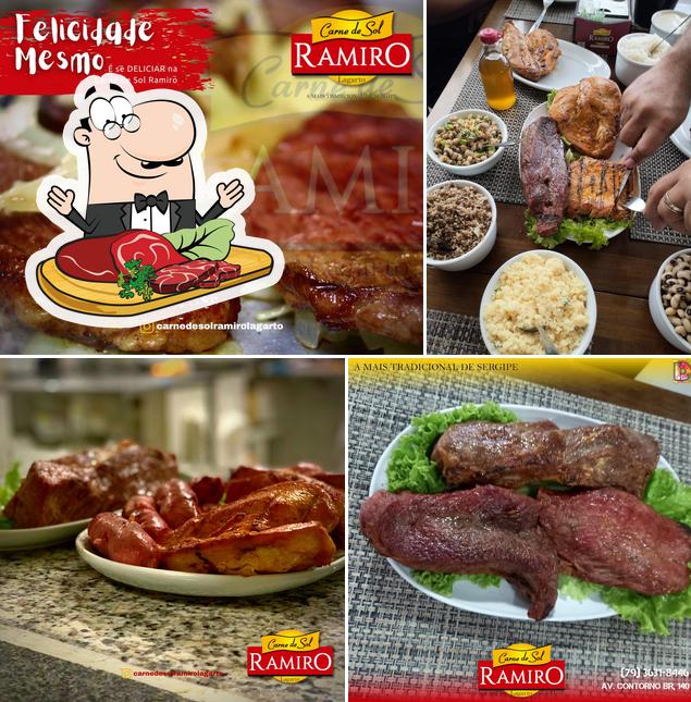 Escolha pratos de carne no Carne de Sol do Ramiro - Lagarto