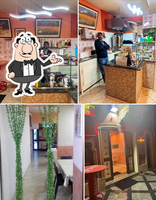 Dai un'occhiata agli interni di Halal donner kebab, Milazzo