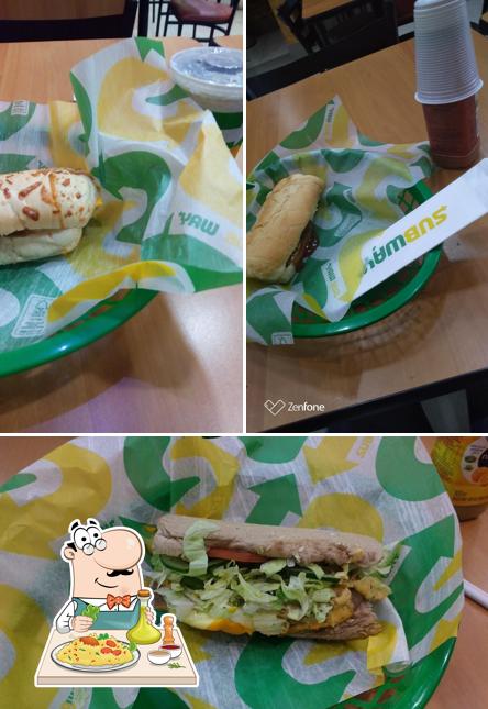 Comida em Subway