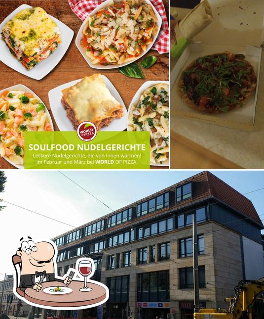 Еда и внешнее оформление в WORLD OF PIZZA Leipzig-Gohlis