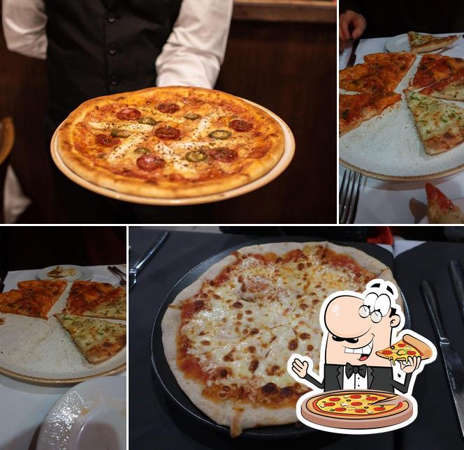 Get pizza at Borrello