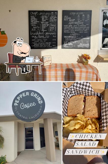 Pepper Grind Coffee in El Centro Restaurant menu and reviews