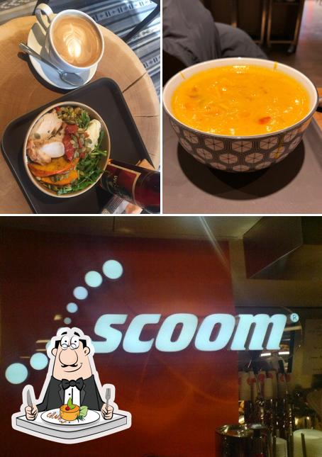 Scoom se distingue por su comida y bebida