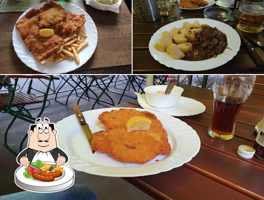 Plats à Gasthaus Reinthaler (in 2nd district near Prater)
