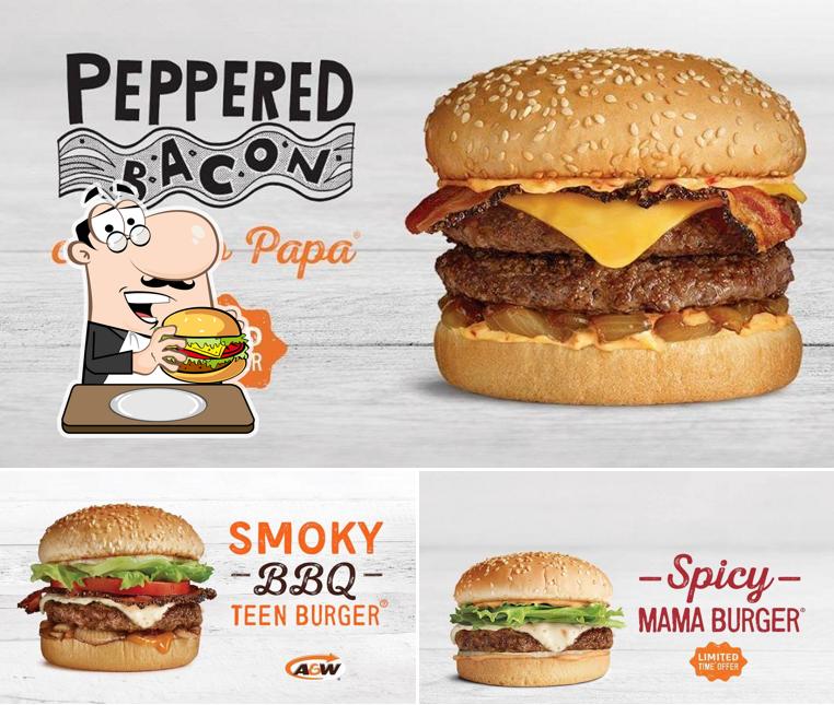 Faites-vous plaisir avec un hamburger à A&W Canada