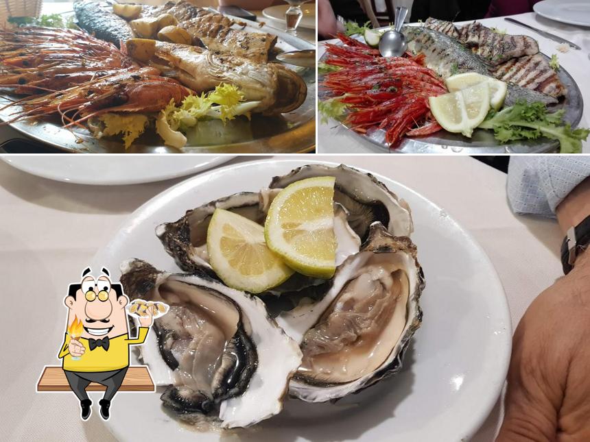 Prova tra i vari prodotti di cucina di mare disponibili a Cavalluccio Marino