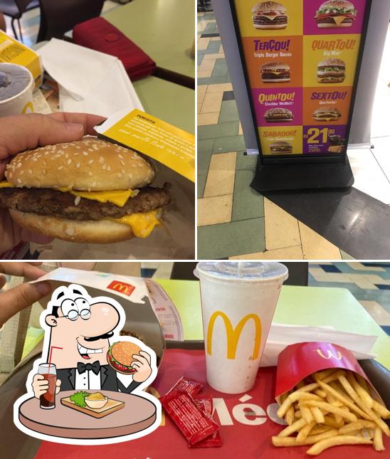 Peça um hambúrguer no McDonald's