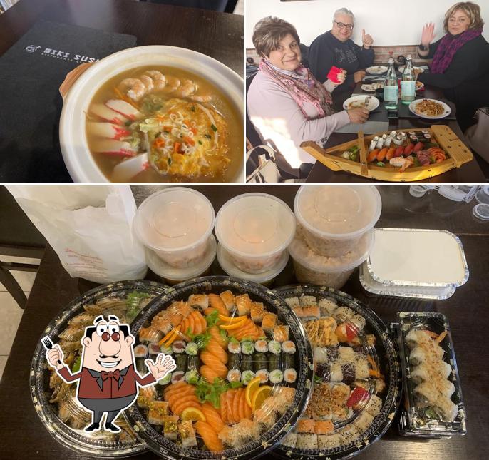 Platos en Miki sushi ristorante