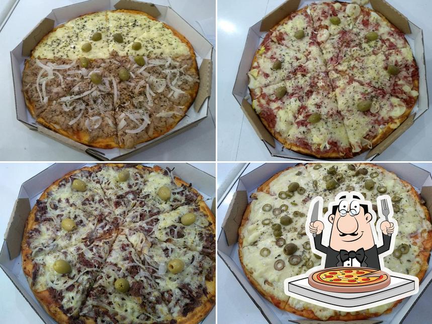 Escolha pizza no Piatã Pizza