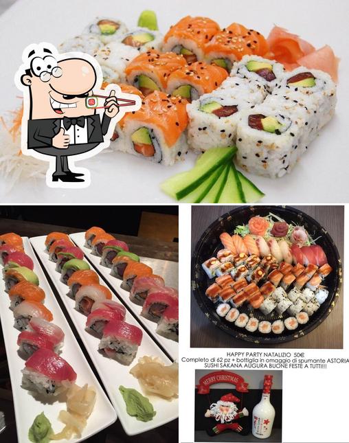 Scegli le varie opzioni di sushi