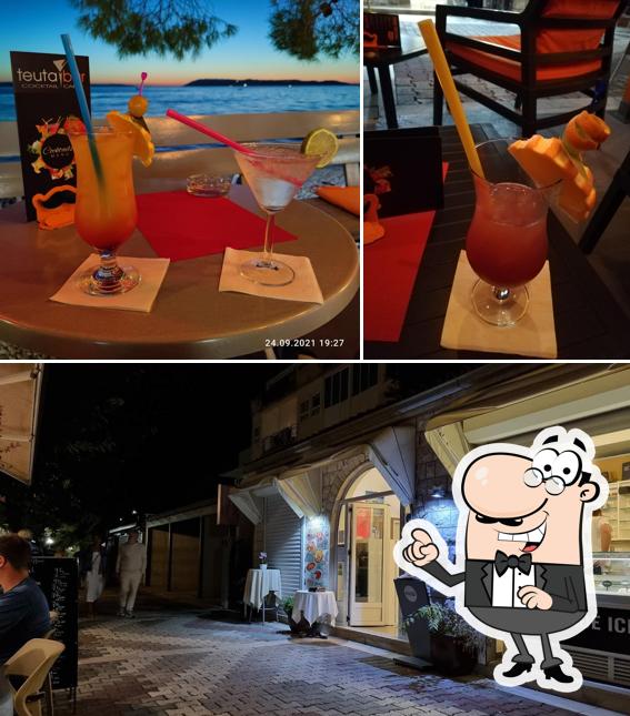 Gli interni di Bistro Afrodita