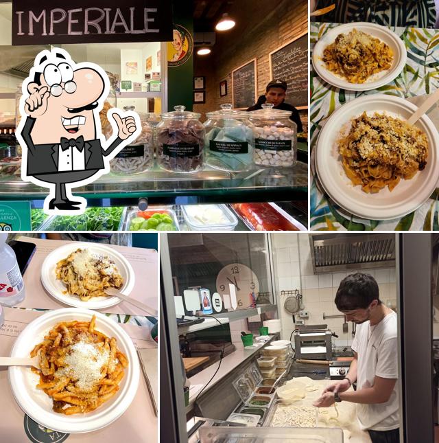 Gli interni di Pasta Imperiale