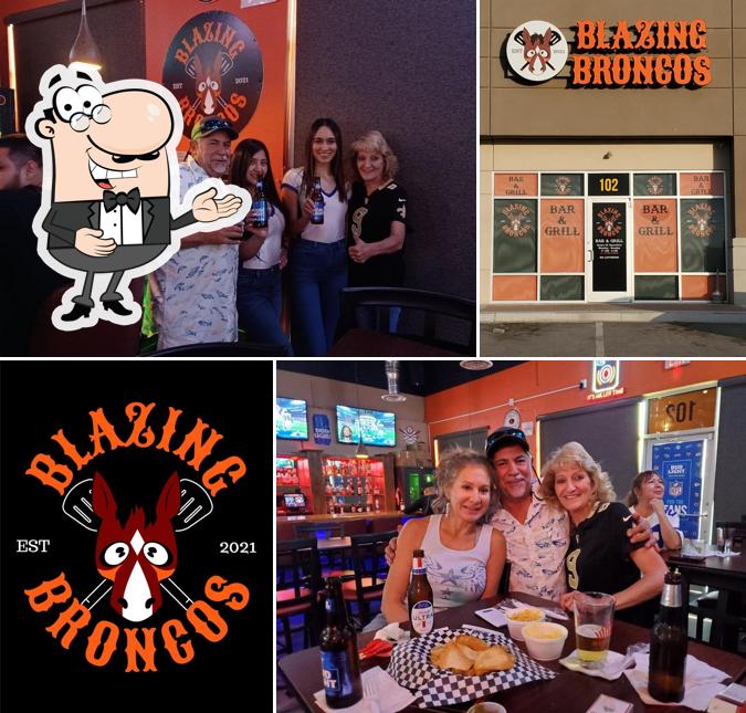 Here's a picture of Blazing Broncos Bar & Grill