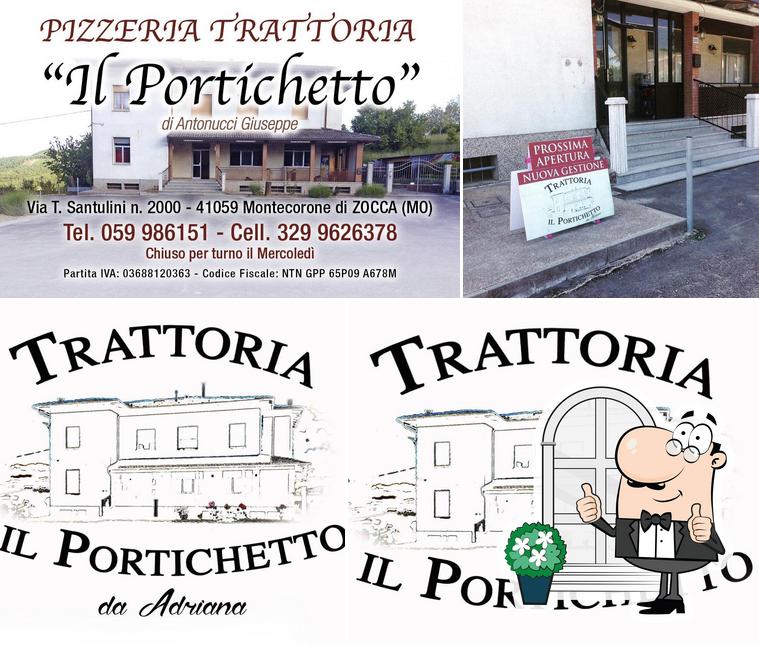 Gli esterni di Trattoria il Portichetto da Adriana