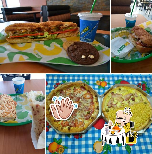 Platos en Subway