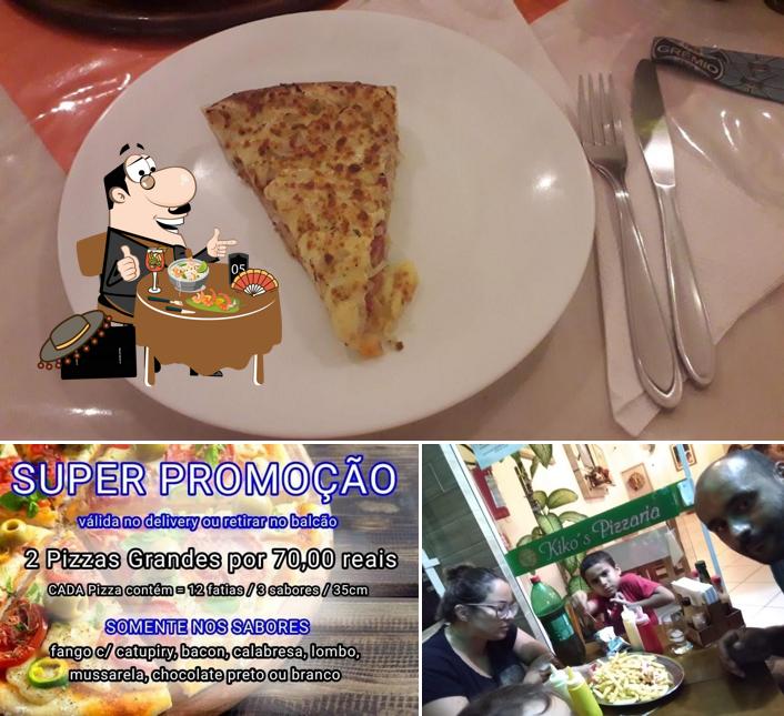 Comida em Kiko's Pizzaria