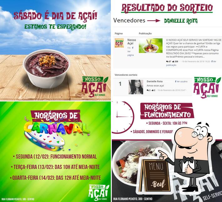 Here's an image of Nosso Açaí