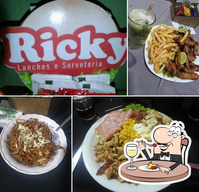 Comida em Ricky Lanches