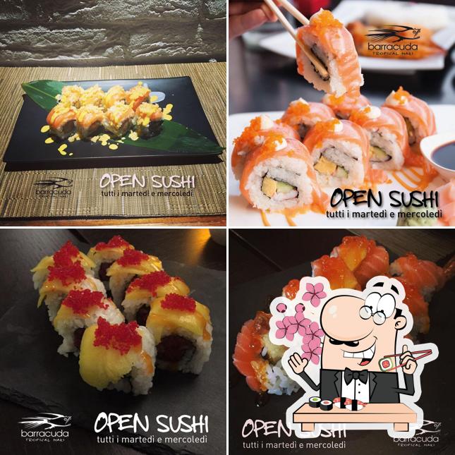 Prova le diverse opzioni di sushi